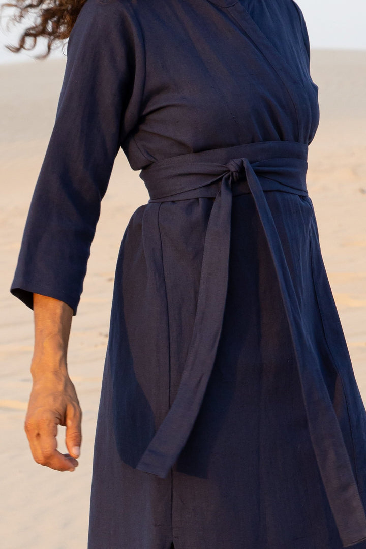 Linen Obi Kimono