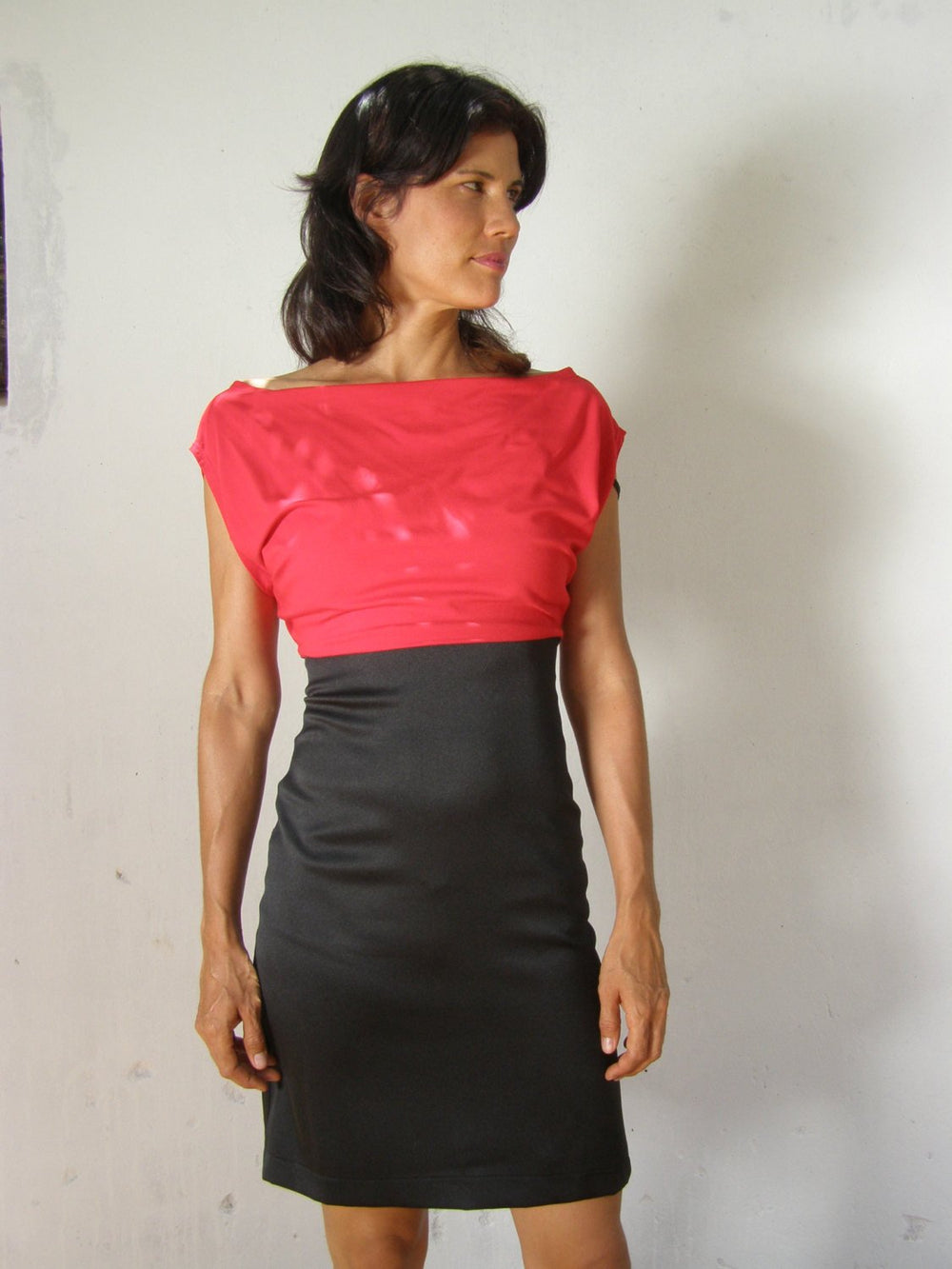 Shihar Super Faltering Chic Mini Dress 